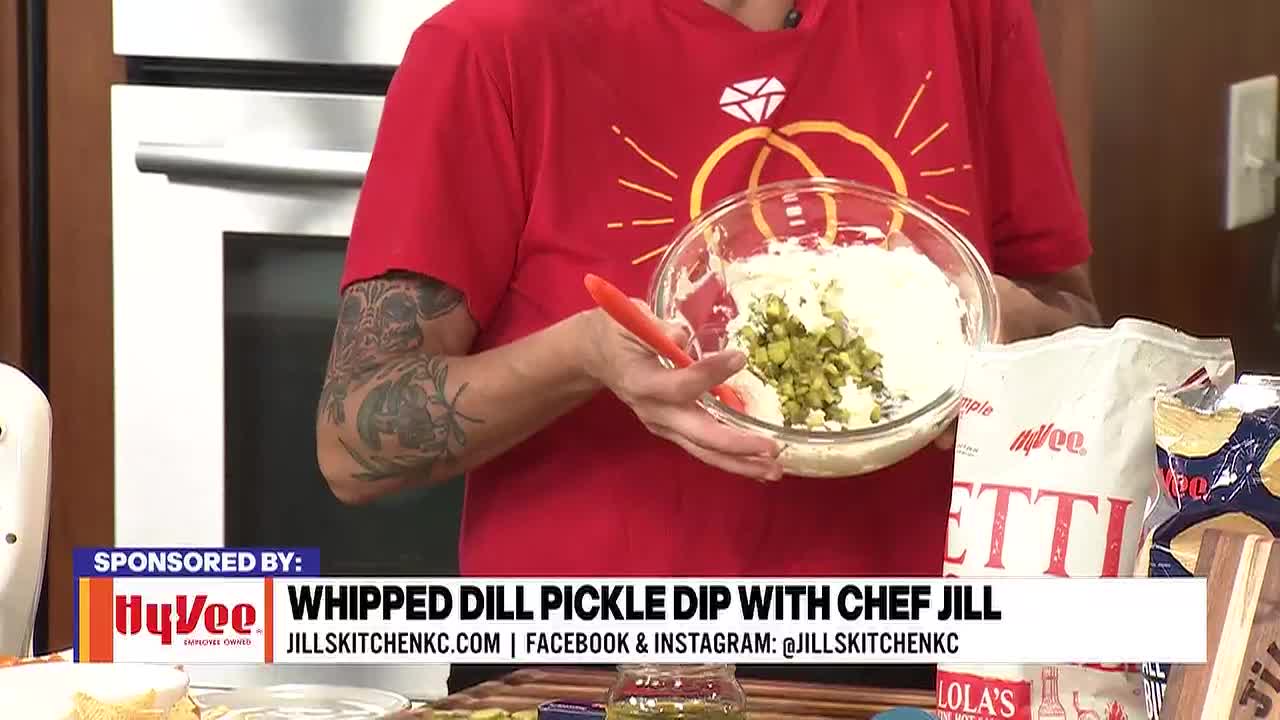 Chef Jill Demonstrates Whipped Dill Pickle Dip Recipe