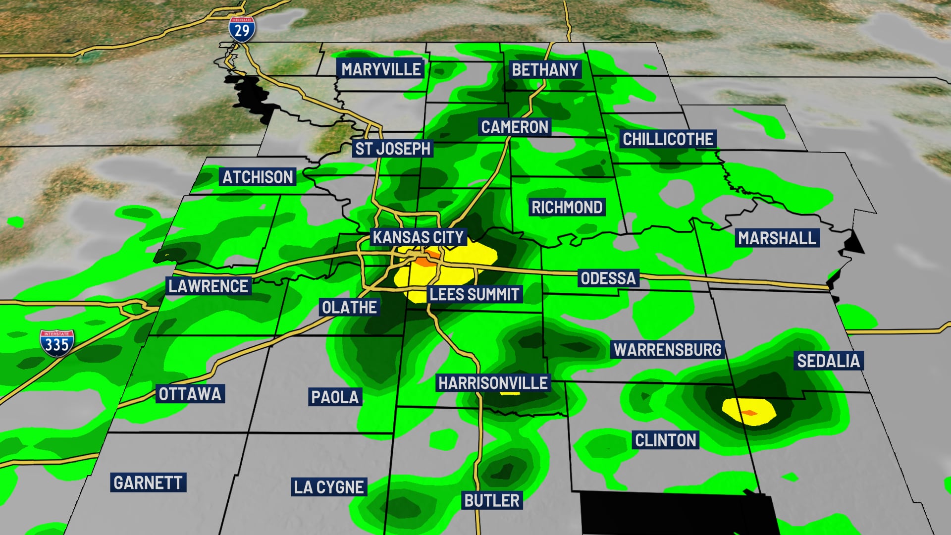 Kansas City Sees Relief From Heatwave Amidst Scattered Showers