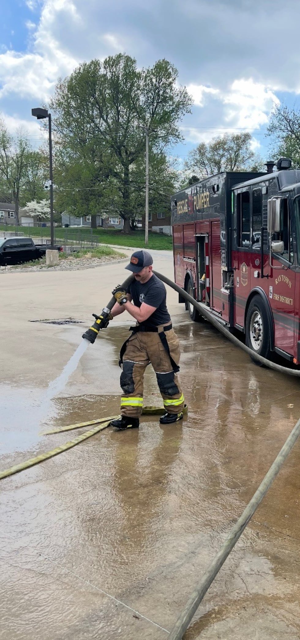 Tyler Loehr is a Raytown firefighter and paramedic student who beat cancer.