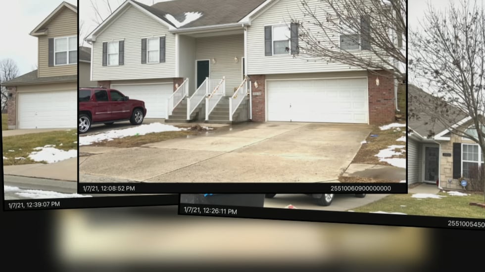 Timestamps could be seen in the fine print of photos from the Jackson County Parcel Viewer.