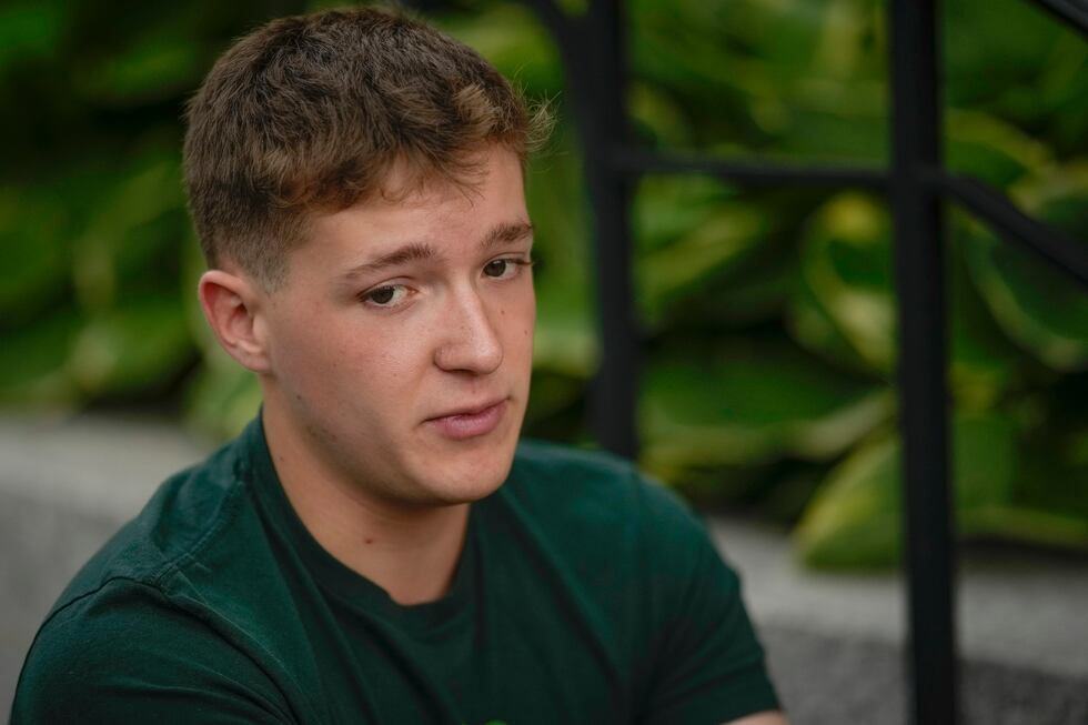 Matt Holden, a survivor of the 2012 Sandy Hook Elementary School shooting, talks about...