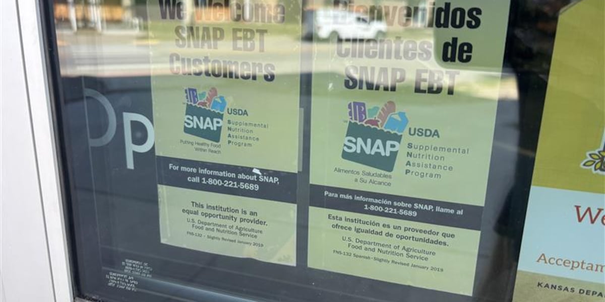 ‘Unprecedented choice’: Kansas joins suit against federal government over food stamp funding