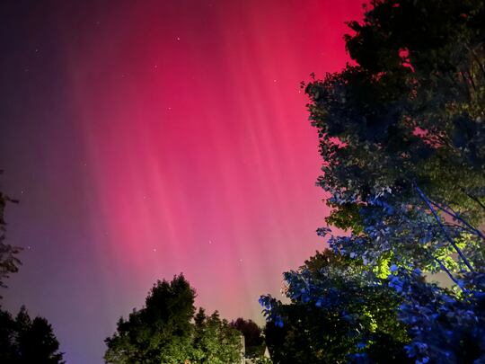 The Northern Lights seen in Lawson, Missouri.
