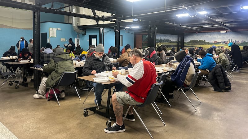 Hope Faith Homeless Assistance Campus shares Thanksgiving meal together