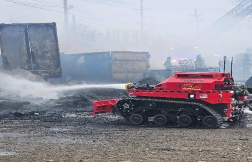 March 15, 2025- The Kansas City Fire Department's newest crew member is a fire-fighting robot.