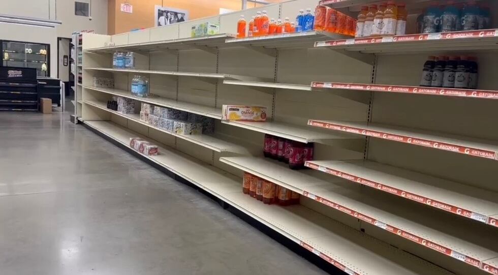 Empty shelves for days have many families concerned who shop at Sun Fresh off of Prospect Avenue.