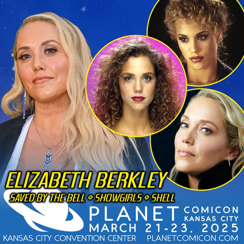 Elizabeth Berkley is set to attend Planet Comicon Kansas City from march 21-23, 2025.
