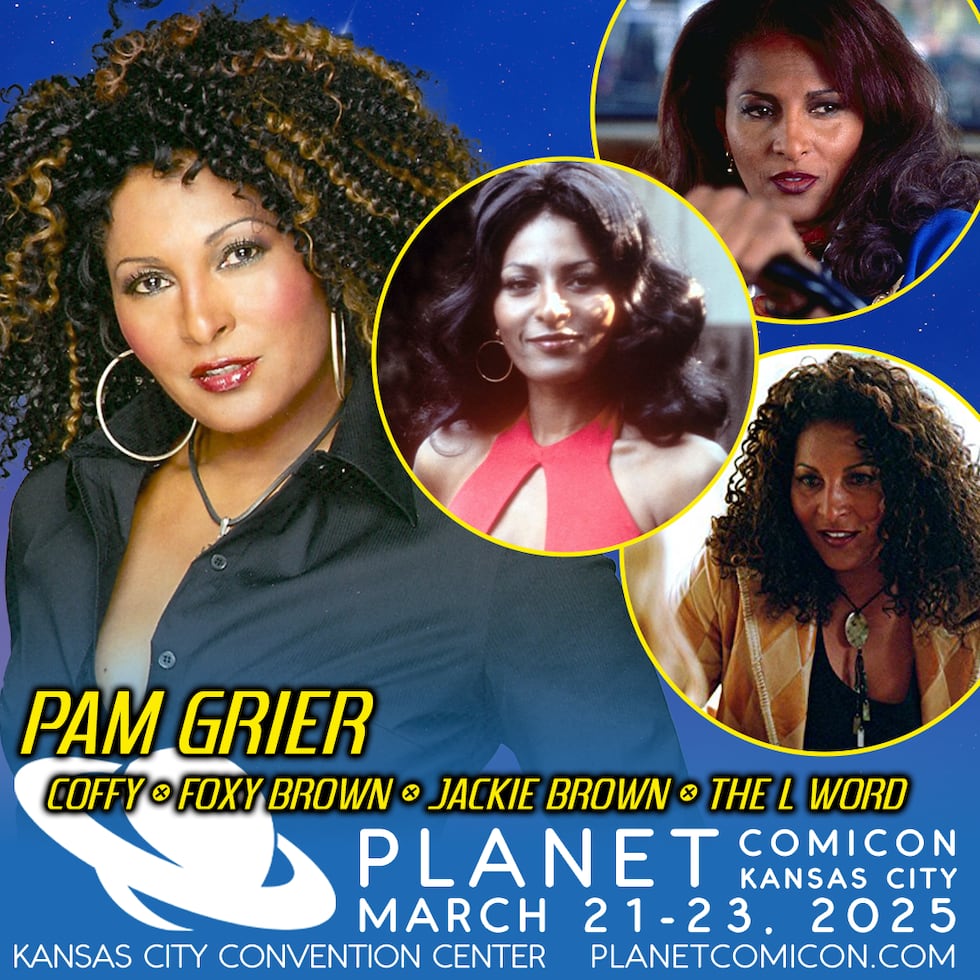Pam Grier is set to attend Planet Comicon Kansas City from march 21-23, 2025.