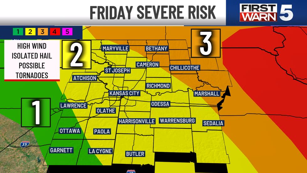 First Warn Weather Day declared for Friday for strong winds and severe ...
