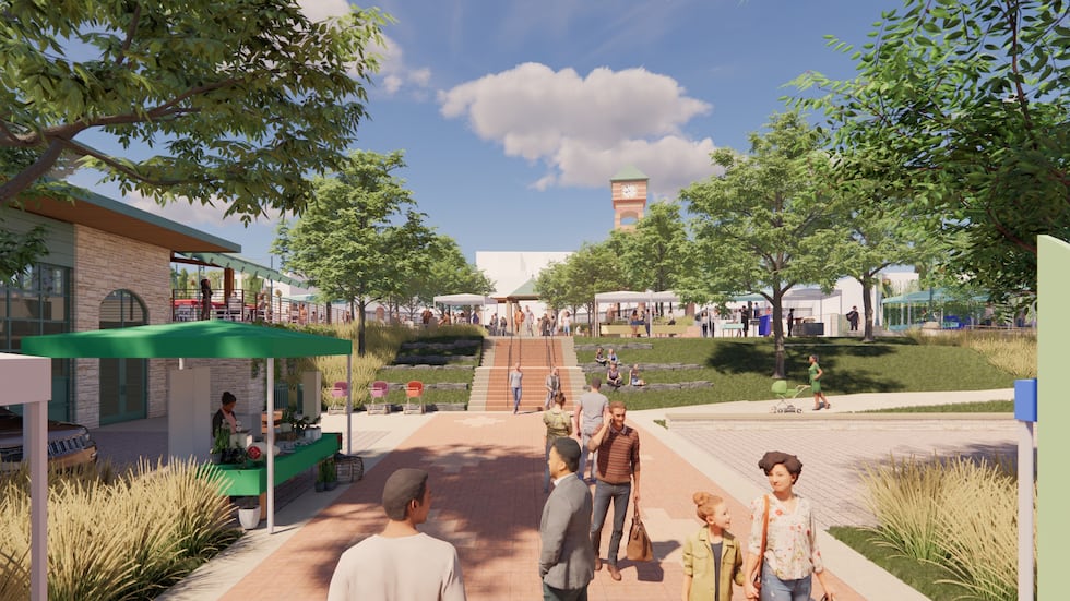 A construction project set to include a new farmers’ market pavilion and community gathering...