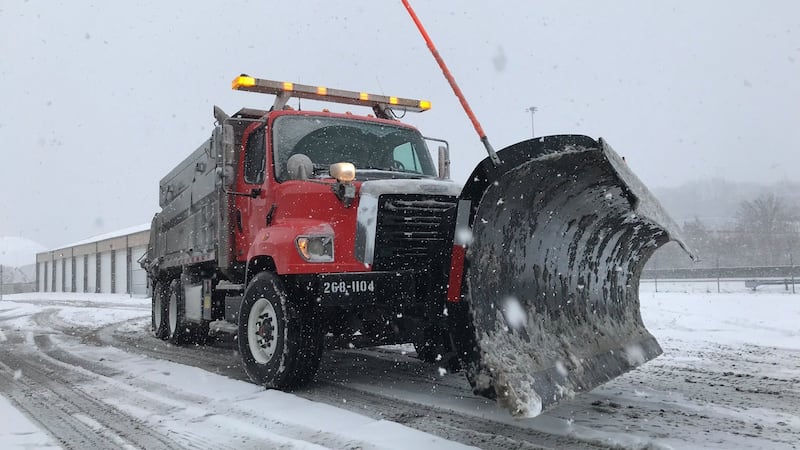 Snowplow crews are working to continue clearing ice and snow from roads, bridges and ramps.