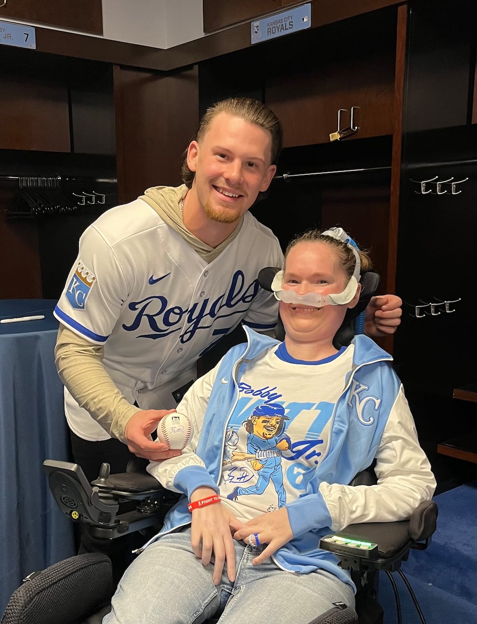 Bobby Witt Jr. and Sarah Na.