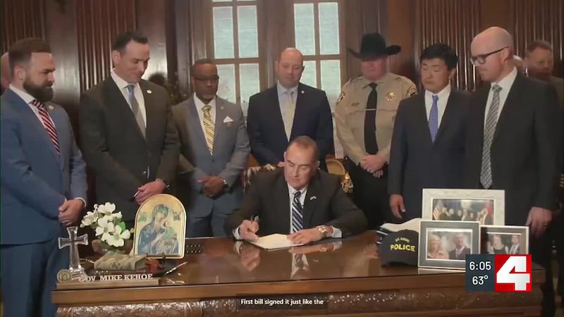 Missouri Governor signs bill giving control of SLMPD to state