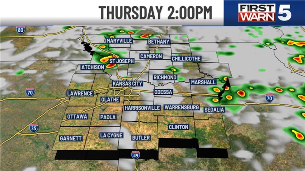 The chances of rain and thunderstorms continue today and Thursday, but relief is in sight for...