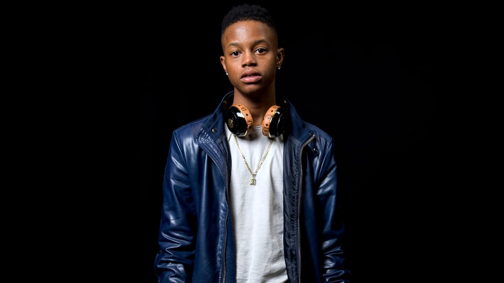 FILE - Rapper Silento poses for a portrait in New York, July 21, 2015.