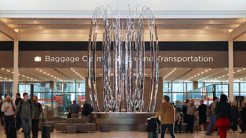 The new KCI terminal opened for the first time on Feb. 28, 2023.
