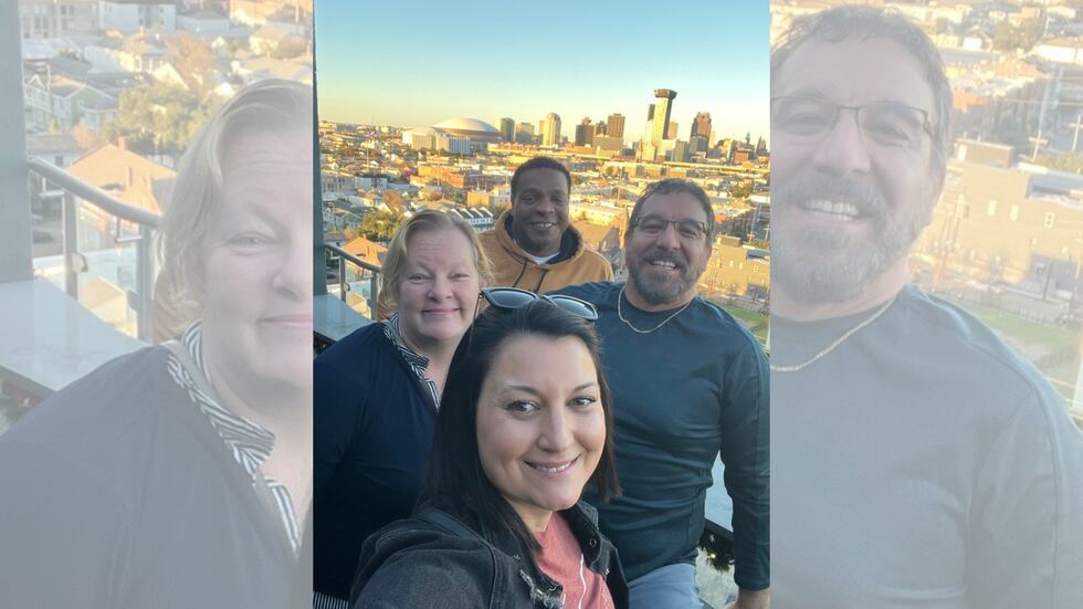 Ashley Butcher and company enjoy New Orleans hours before a deadly terror attack.