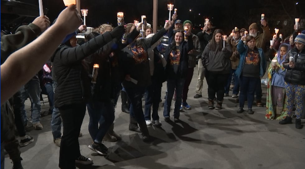 A vigil was held to mourn loss of Katie Bjorklund on March 6, 2025.