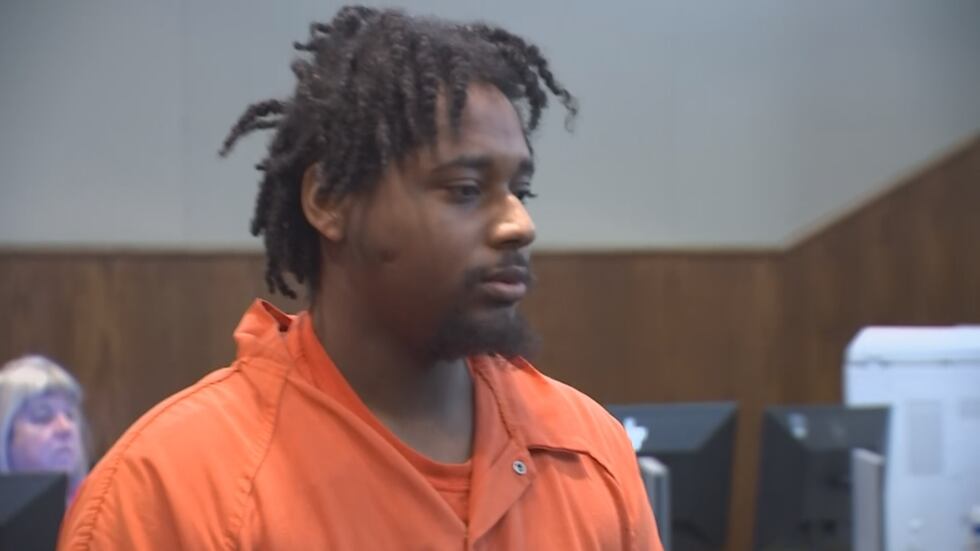 Lyndell Mays appears in court for a bond review hearing on March 5, 2024.