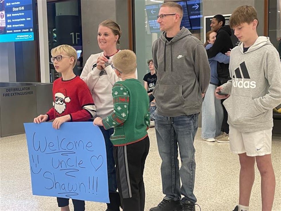 During holiday travel season, you expect to see people reuniting after time away from family....