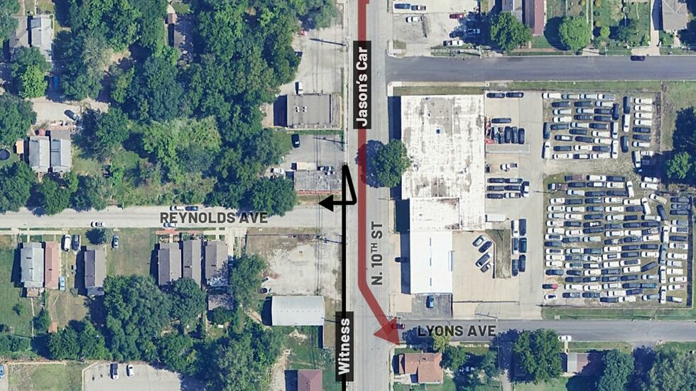 A map shows the locations of events that helped police piece together when and where the fatal...