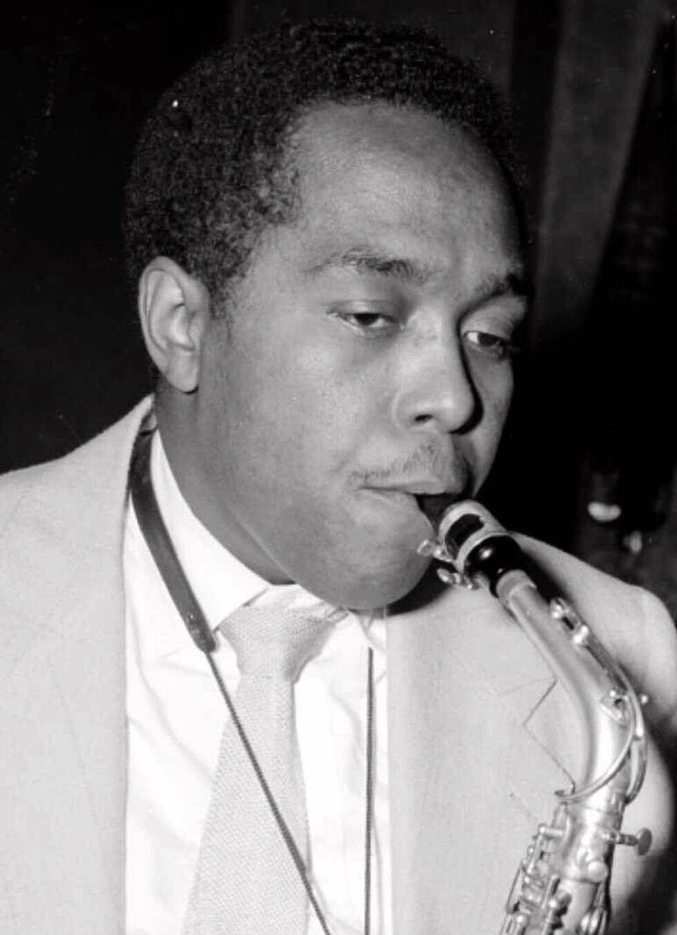 FILE - In this May 8, 1949 file photo, Jazz great Charlie Parker performs in Paris. The Apollo...