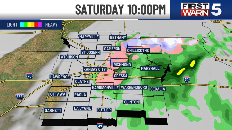 Our wind stays gusty through Saturday evening from the northwest up to 30 mph.