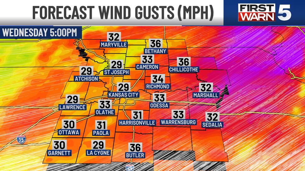 WIND GUSTS WED
