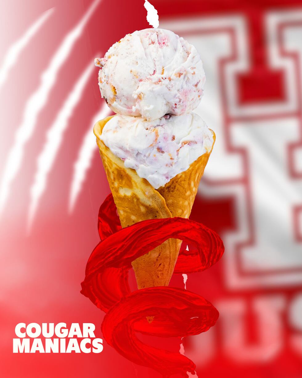 Betty Rae's ice cream shared a picture of its new Cougar Maniacs flavor that is available at...