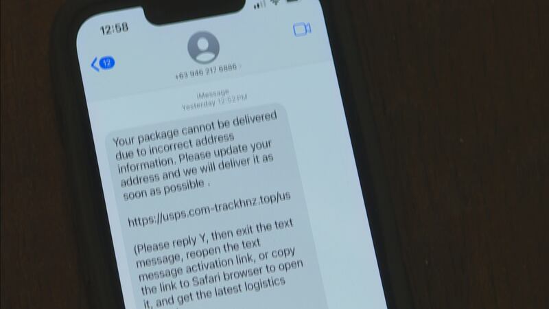 The scam texts are seeking personal information such as date of birth, Social Security numbers...