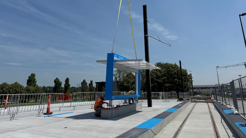 As the KC Streetcar’s Riverfront Extension project continues, several stop shelters were...
