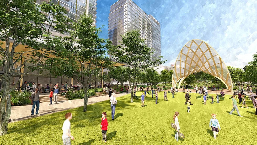 Updated renderings and details about the proposed South Loop Project were released Tuesday,...