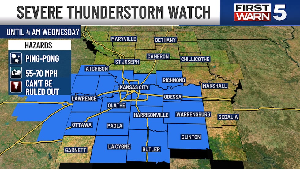 5 Risk Levels First Warn for severe potential and flood threat tonight into Wednesday ...