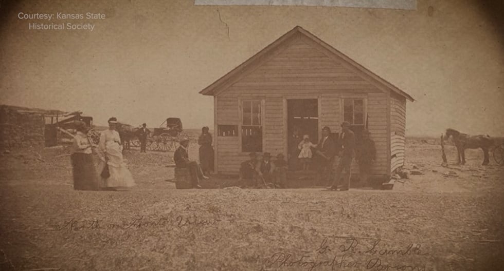 The Benders cabin along the Osage Mission Trail