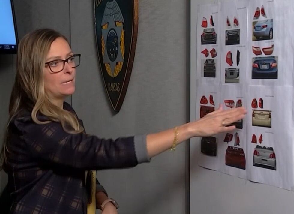 Lenexa police believe taillights may help identify a car in a suspected road rage case.