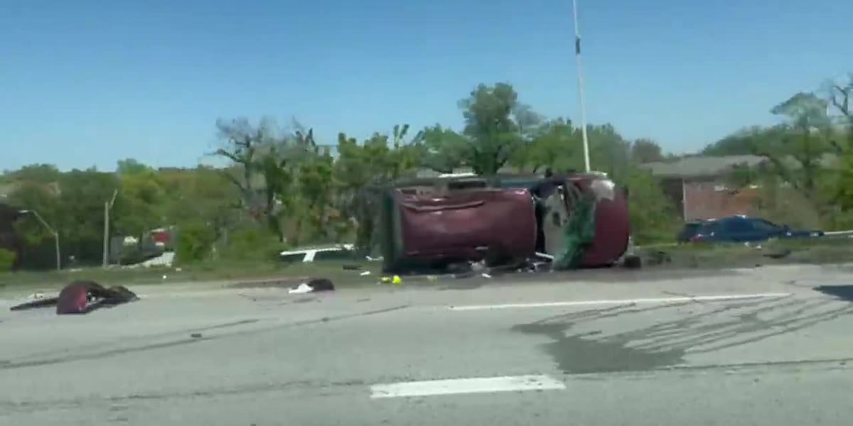 Woman hospitalized after I-70 police chase, fiery crash in Kansas City Woman hospitalized after I-70 police chase, fiery crash in Kansas City