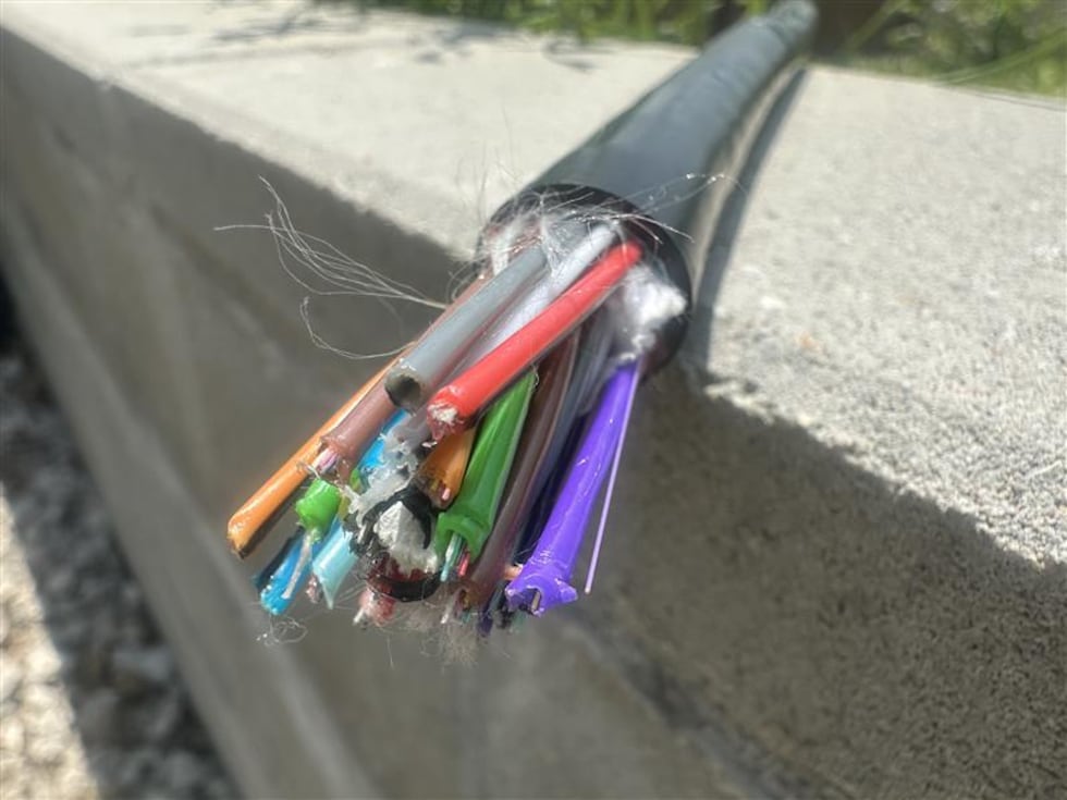 For the second time in two weeks, an internet outage was caused by vandalism.