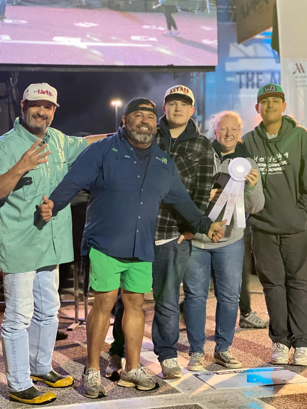 Texans fan Rob Arocha and his team, Bullhorn BBQ, won big at the American Royal.