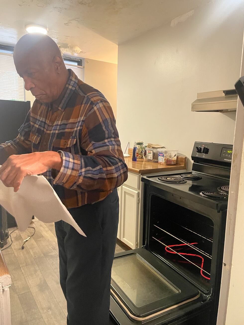 Several tenants on the first floor at Bowen Towers have stoves on and oven doors open to...