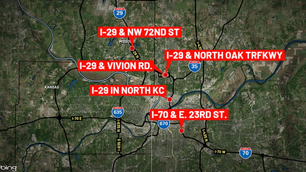 KCTV5 has reported on numerous incidents of gunfire on area highways in 2025.