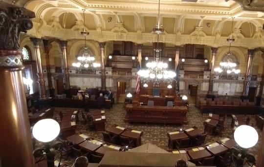 Kansas House Chamber in Topeka, Kansas