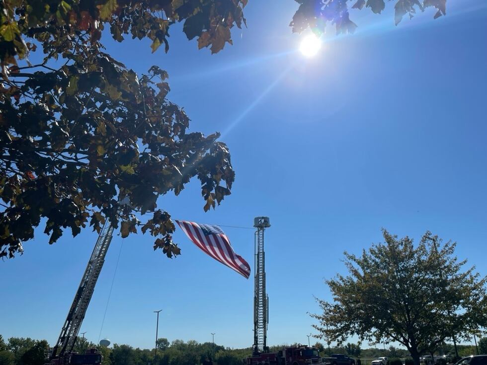 The Kansas City Fire Department honored firefighter Kyle Brinker, who died after suffering a...