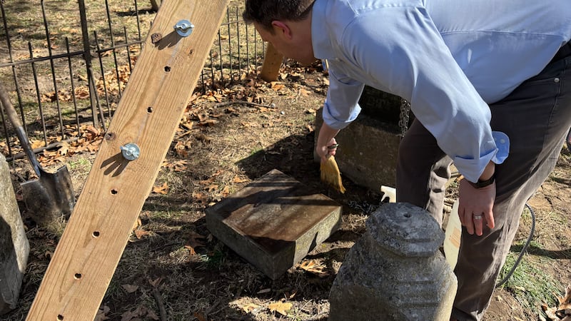 The Greenwood Cemetery in Leavenworth is home to hundreds of headstones, some seen and some...
