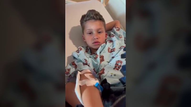 The mom says parents were saying their kids had complications from influenza B, and to have...