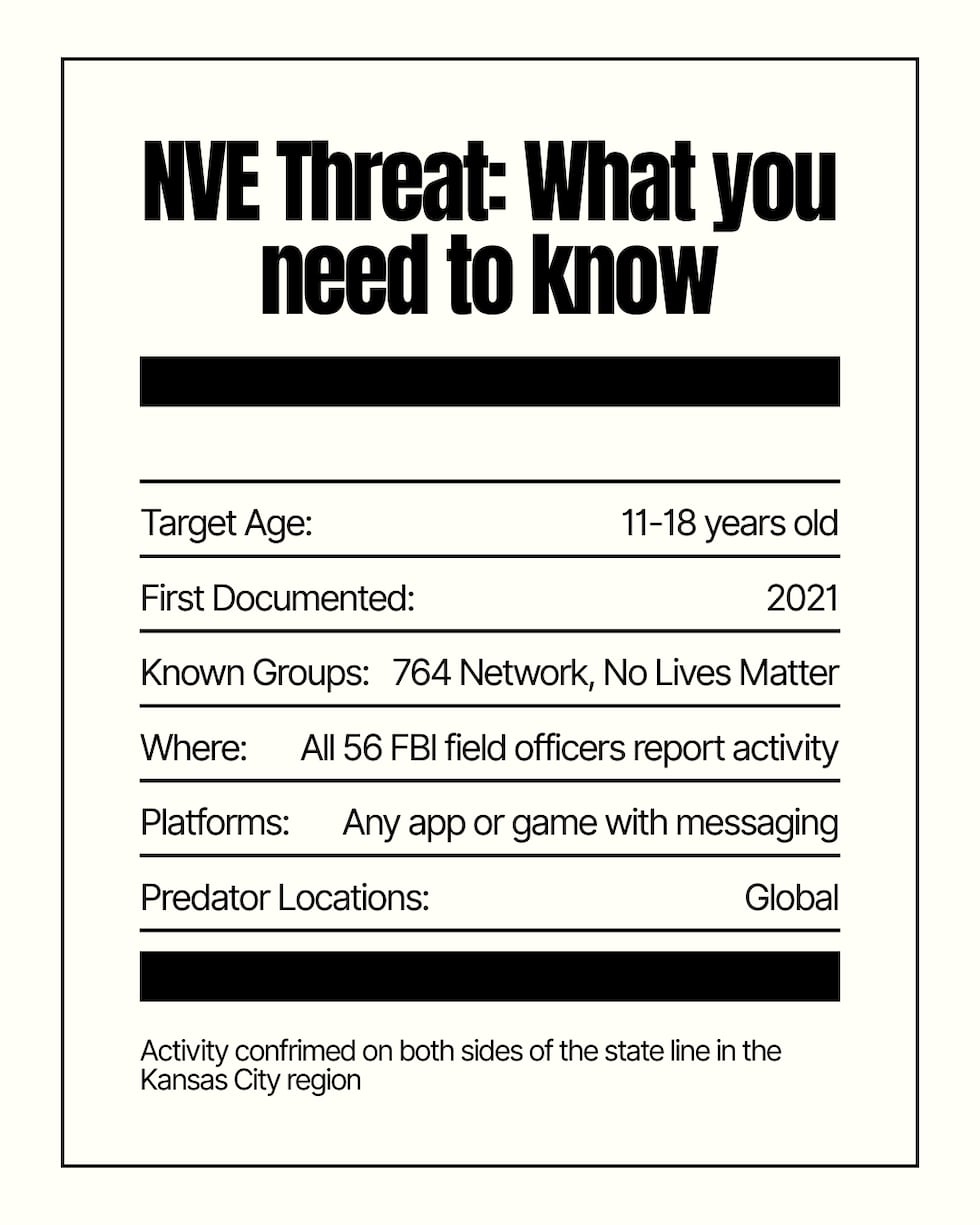 The FBI is warning parents about a violent extremist network actively recruiting children in...