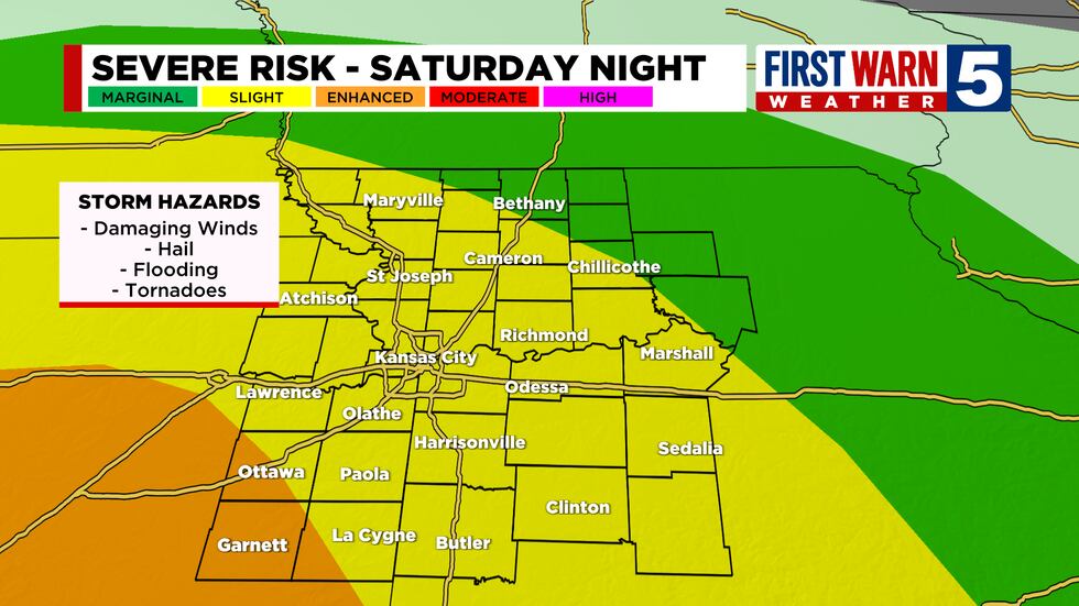 Severe thunderstorm watch issued Friday for part of Kansas City