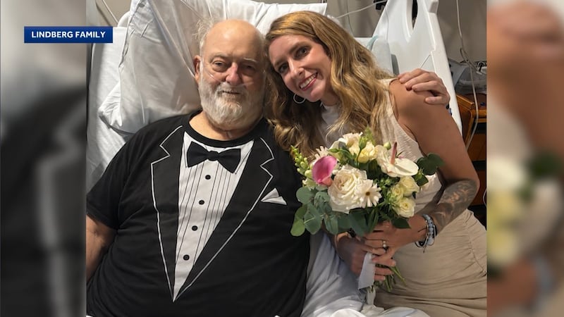 Dana Lindberg's final wish was to see his daughter, Heather Lindberg, get married, and his...