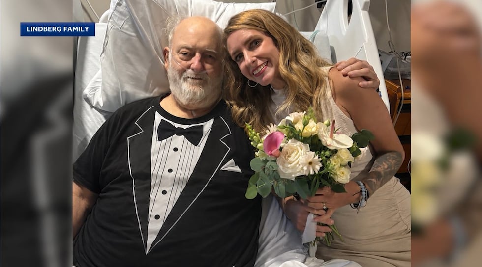 Dana Lindberg's final wish was to see his daughter, Heather Lindberg, get married, and his...