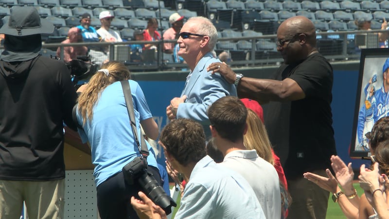John Wathan was inducted into the Royals Hall of Fame on Sunday during an on-field ceremony at...