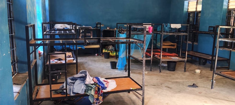 This photo released by the Christian Association of Nigeria shows the dormitories of St....